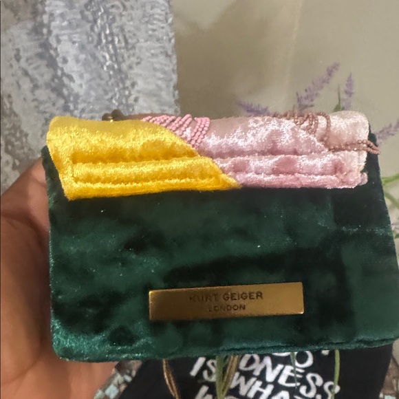 Kurt Geiger London Nano Kensington Fringe Convertible Crossbody Bag - Picture 3 of 17